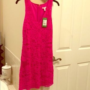 Lilly Pulitzer knit crochet shift dress